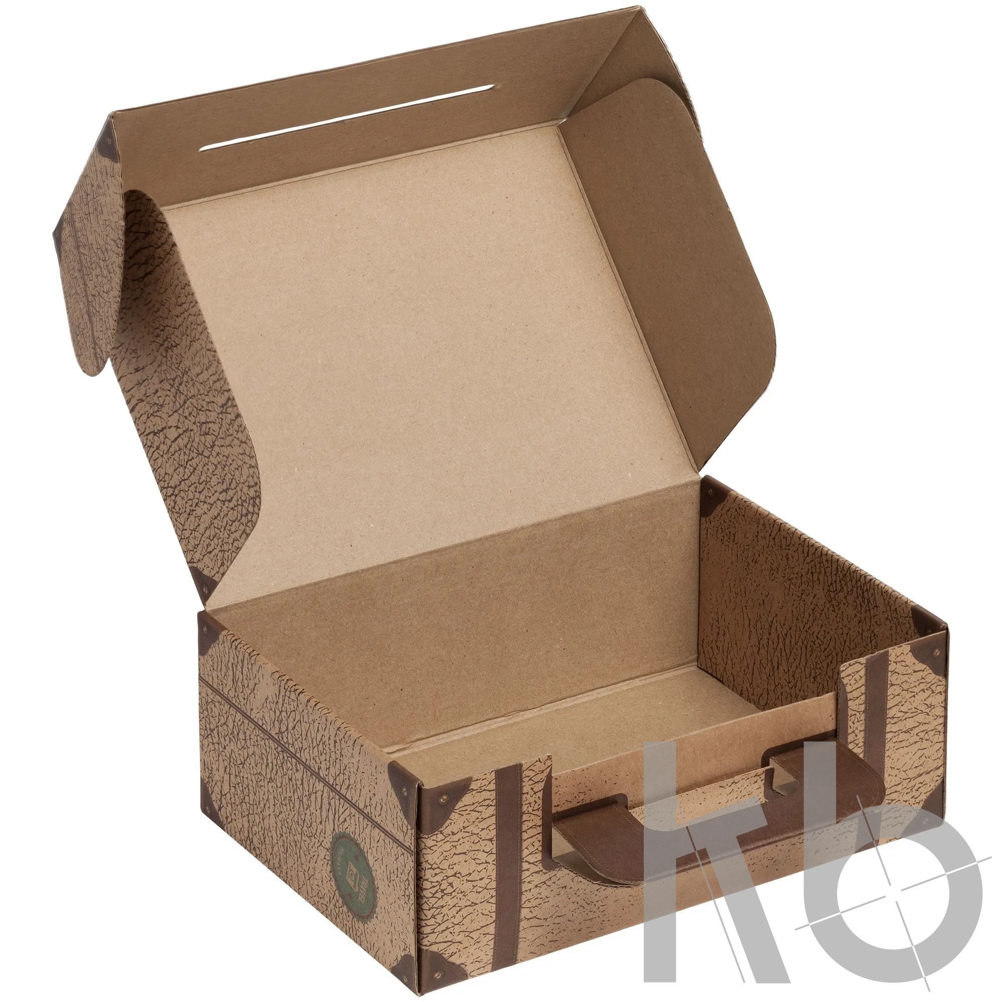 Коробка из МГК чемоданчик с печатью