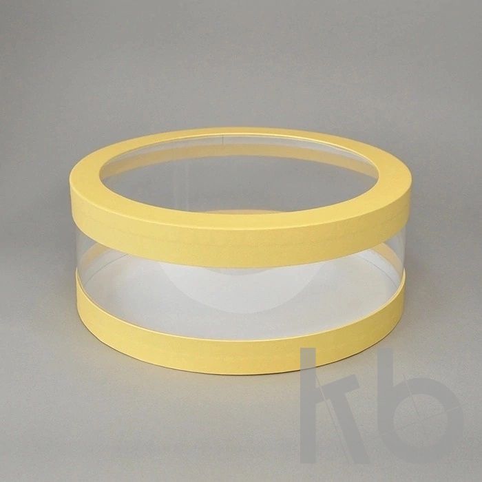 Коробка круглая с прозрачными стенками аквариум