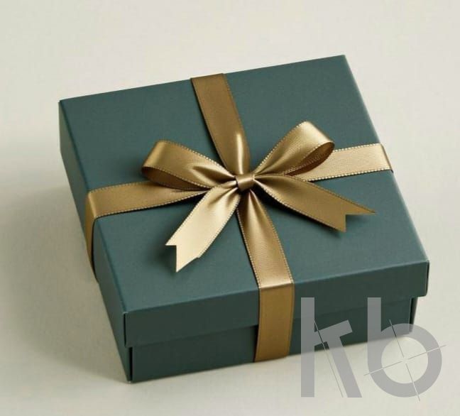 Коробка крышка-дно с бантом