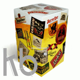 Коробка подарочная для пивной кружки "Мировое пиво"