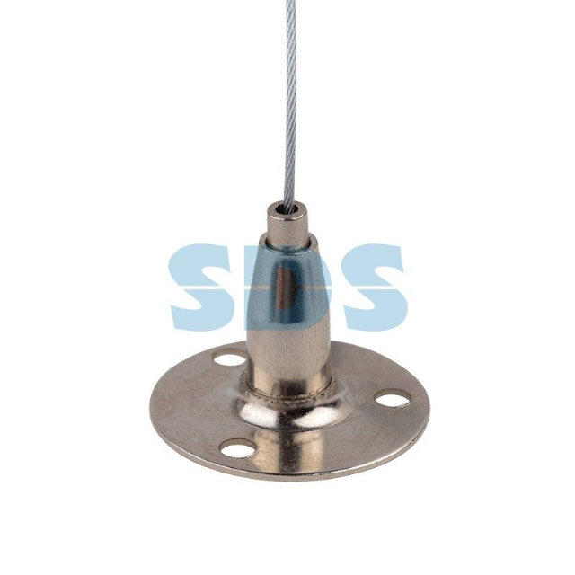 Комплект тросовых подвесов для светильников и шинопровода REXANT с регулировкой высоты, 2 м (2 шт.)