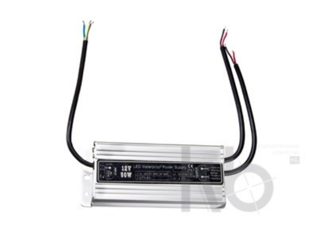 Источник питания 110-220 V AC/12 V DC 4,5 А 50 W с проводами влагозащищенный (IP67)