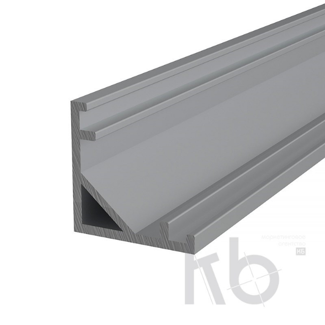Профиль угловой алюминиевый 1616-2 2 м REXANT