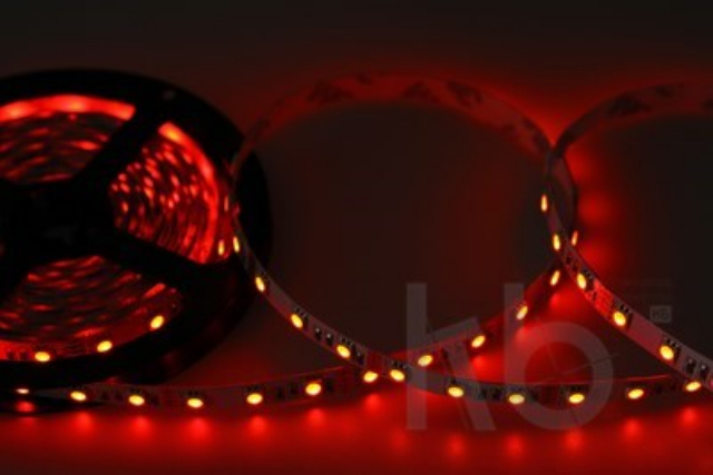 LED лента открытая, 10 мм, IP23, SMD 5050, 60 LED/m, 12 V, цвет свечения RGB