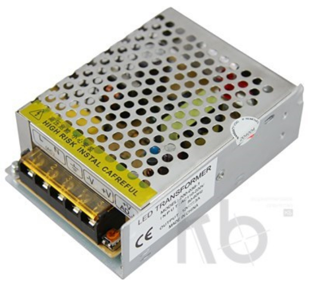 Источник питания 220 V AC/12 V DC 3 A 36 W с разъемами под винт, без влагозащиты (IP23)