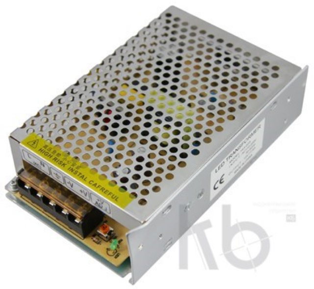 Источник питания 220 V AC/12 V DC 6 A 72 W с разъемами под винт, без влагозащиты (IP23)