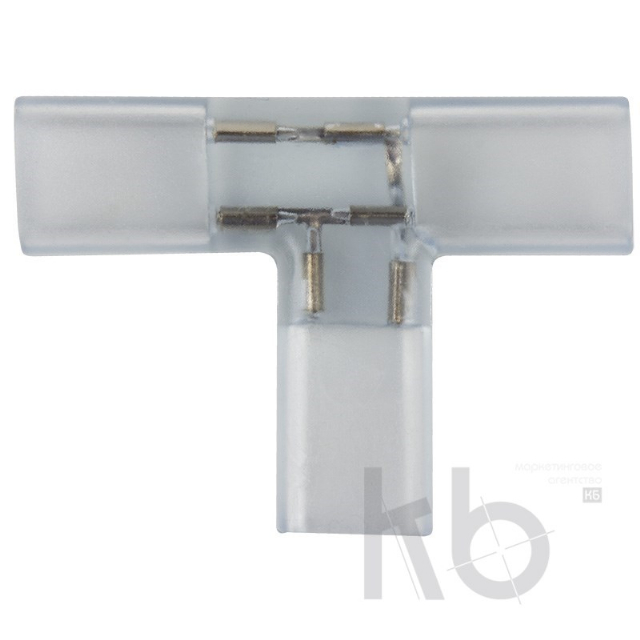 Муфта соединительная T для светодиодной ленты 220 В 14.5х7.5 мм