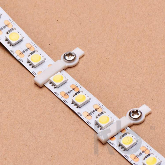 Монтажная клипса для светодиодной ленты шириной 10 мм LAMPER