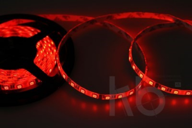 LED лента силикон, 10 мм, IP65, SMD 5050, 60 LED/m, 12 V, цвет свечения RGB