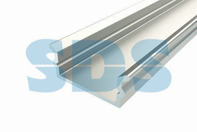 Профиль накладной алюминиевый 1606-2, 2 м REXANT