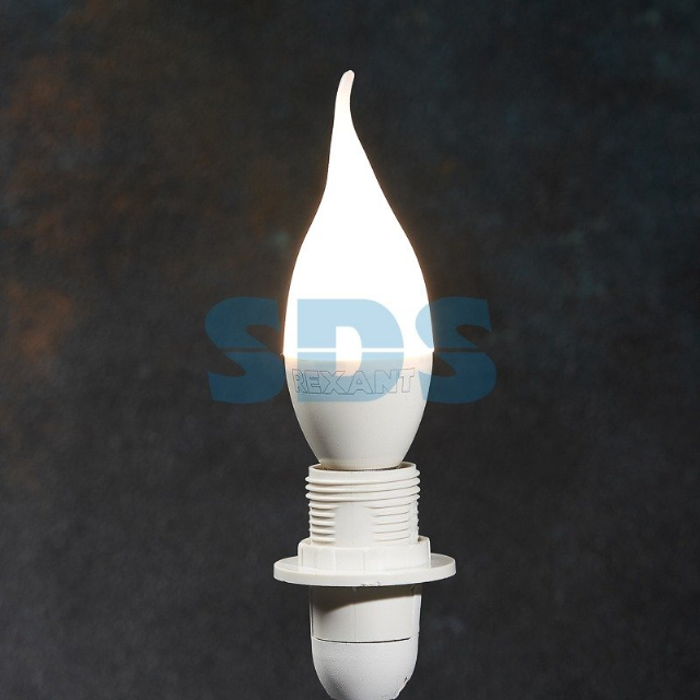 Лампа светодиодная Свеча на ветру (CW) 7,5 Вт E14 713 лм 2700 K теплый свет REXANT