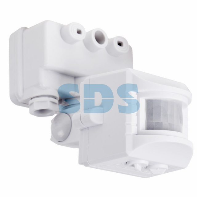 Датчик движения к прожектору ДДПР 01, 120°, 1200 Вт, 10-2000 Лк, 12 м,10-420 сек. IP44  REXANT