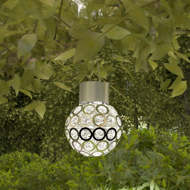 Садовый светильник на солнечной батарее, подвесной (SLR-RB-80)  LAMPER