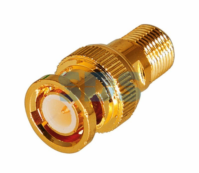 Переход гнездо F - штекер BNC GOLD REXANT