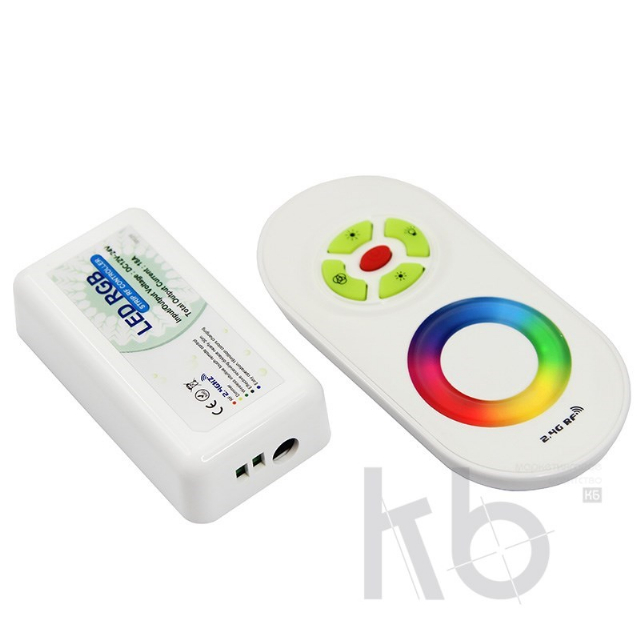 LED RGB контроллер 2.4G (полусенсорное управление) LAMPER