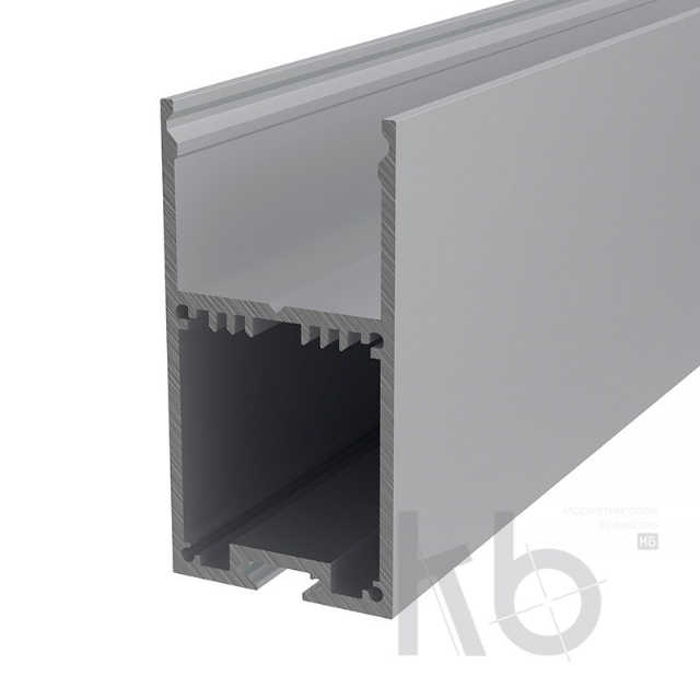 Профиль накладной алюминиевый 3567-2, 2 м REXANT