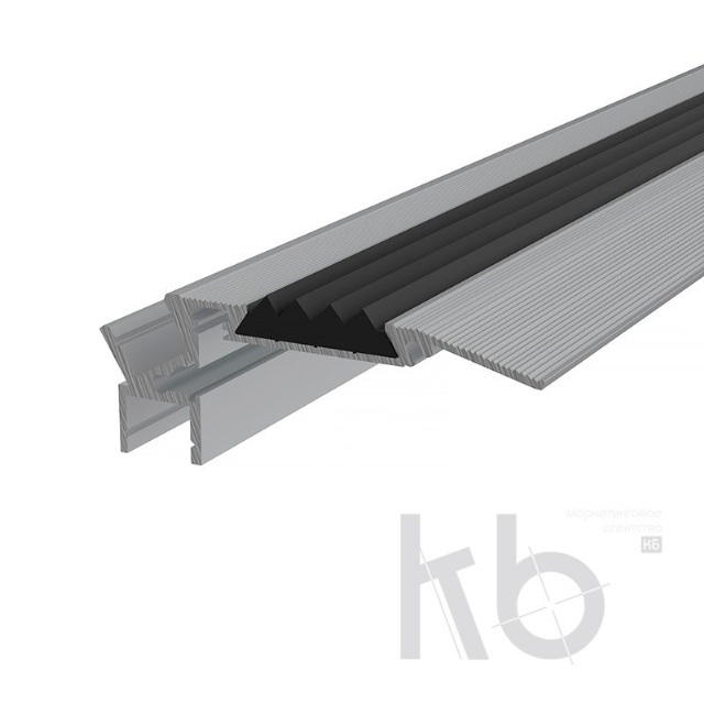 Профиль для ступеней алюминиевый 7928-2, 2 м REXANT