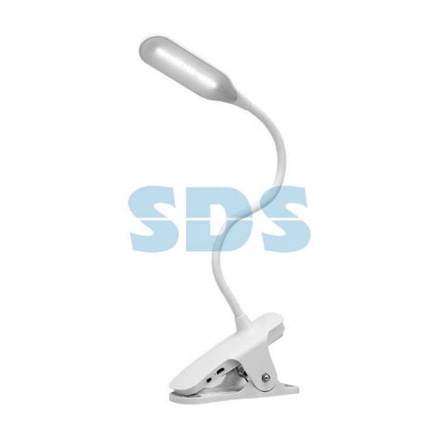 Светильник настольный Click 4 Вт 4000 К диммируемый 3 ступени, заряжаемый (автономный режим 3 часа), прищепка, LED REXANT