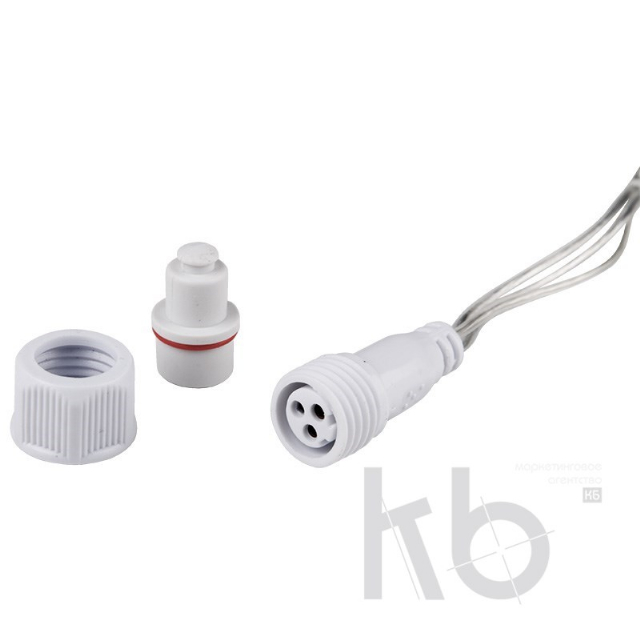 Гирлянда "Сеть" 2х1,5м, свечение с динамикой, прозрачный ПВХ, 288 LED, 230 В, цвет: Белый