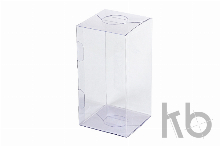 Коробка под 2 шара 80 мм пластиковая прозрачная