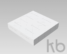 Коробка крышка-дно 25х25х25 мм