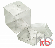 Коробка под 12 шаров 60 мм пластиковая прозрачная