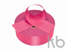 Сатиновая лента розовая