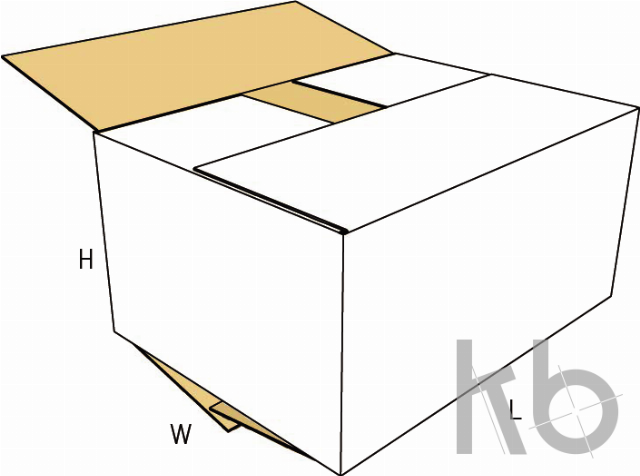 Картонная коробка с прорезями внахлест (OSC) 0202 Картонная коробка с прорезями внахлест (OSC) 0202