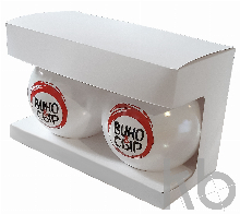 Коробка под 2 шара 100 мм белая