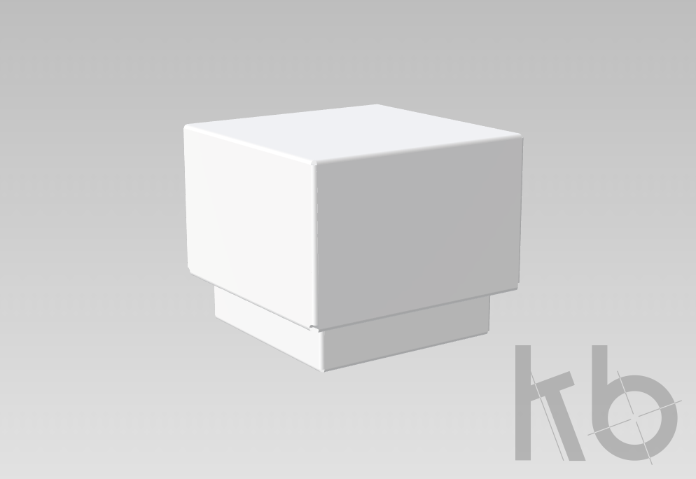 Коробка крышка-дно 25х25х25 мм