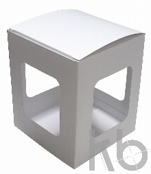 Коробка универсальная под шар 80 или 100 мм белая фиксаторы в комплекте отдельно от корпуса