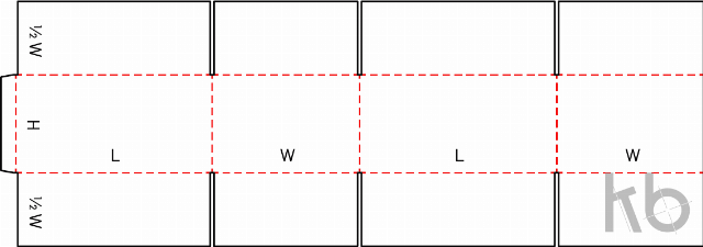 Обычная картонная коробка с прорезями (RSC) 0201 Обычная картонная коробка с прорезями (RSC) 0201