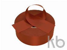 Сатиновая лента терракотовая