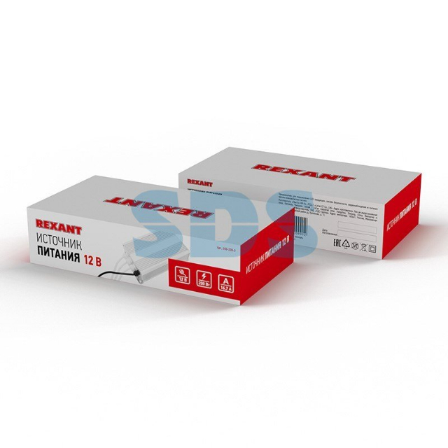 Источник питания 12 V 200 W с проводами, влагозащищенный (IP67) Al