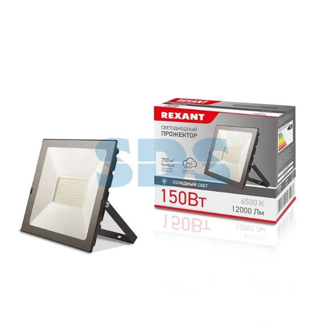 Прожектор светодиодный 150 Вт 200–260В IP65 12000 лм 6500 K холодный свет REXANT