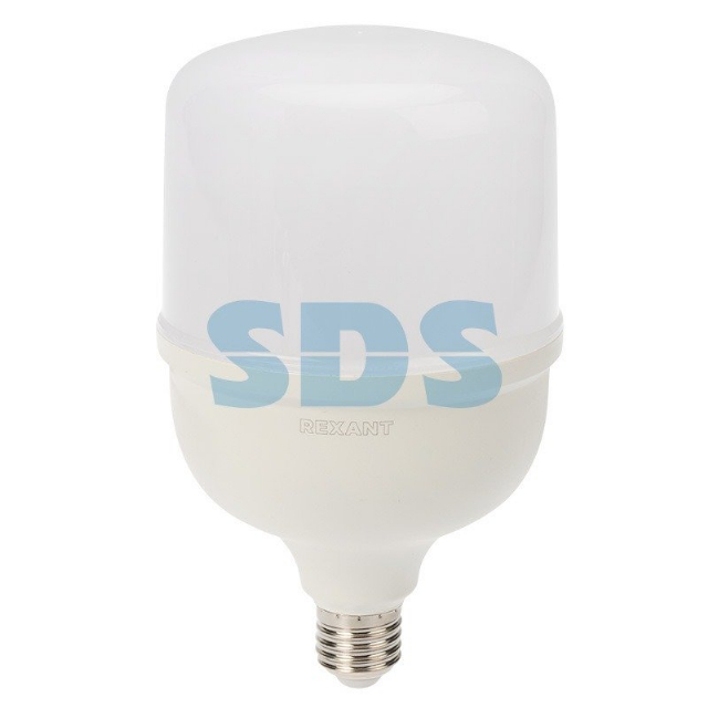 Лампа светодиодная высокомощная 50 Вт E27 с переходником на E40 4750 лм 6500 K холодный свет REXANT