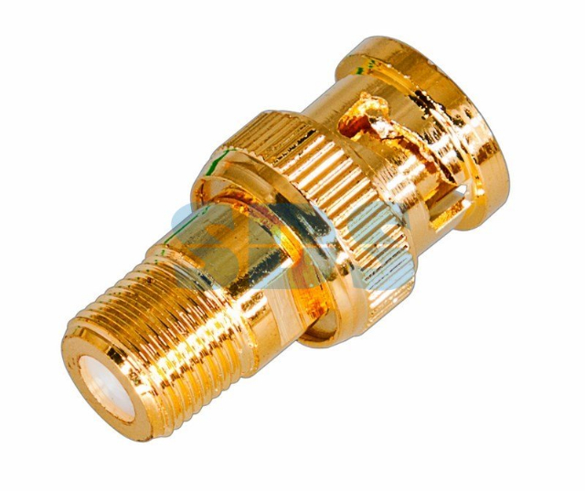 Переход гнездо F - штекер BNC GOLD REXANT