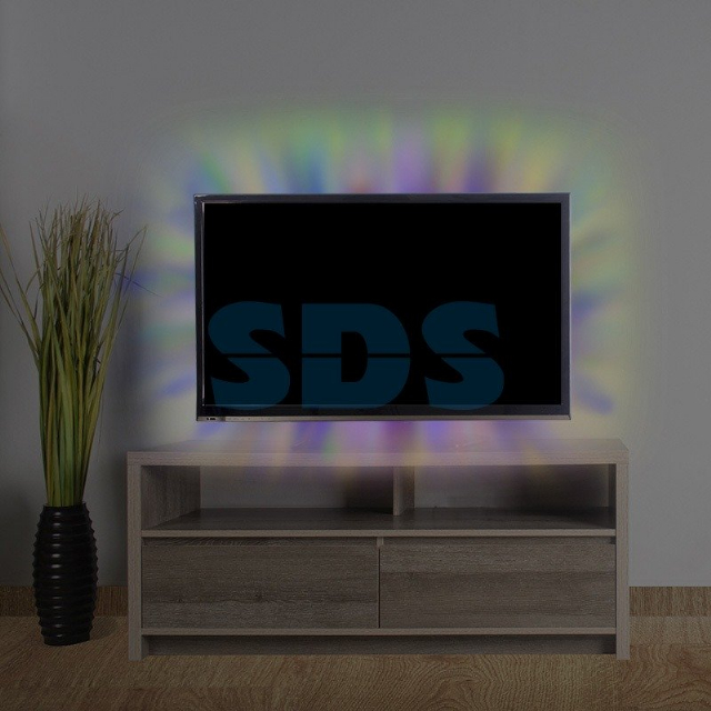 LED лента с USB коннектором 5 В, 10 мм, IP65, SMD 5050, 60 LED/m, цвет свечения RGB