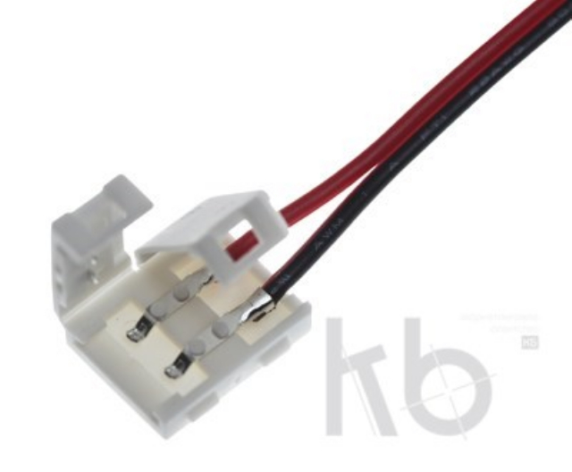 Коннектор соединительный (2 разъема) для одноцветных светодиодных лент шириной 10 мм, длина 15 см LAMPER