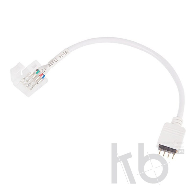 Коннектор соединительный для RGB светодиодных лент с влагозащитой шириной 10 мм и контроллеров LAMPER