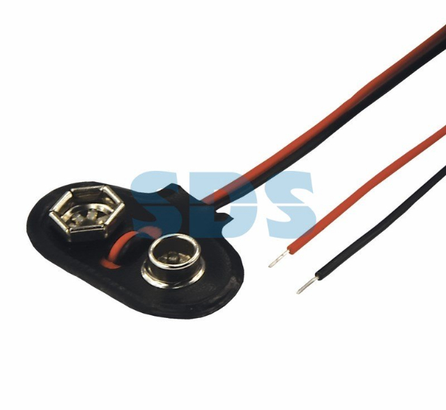 Клемма на «Крону» 9 V (угловая) REXANT