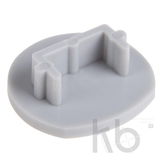 Заглушка для круглого профиля Ø 17 универсальная REXANT