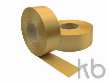 Сатиновая лента золотистая