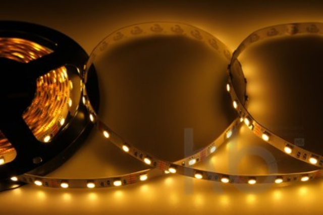 LED лента открытая, 10 мм, IP23, SMD 5050, 60 LED/m, 12 V, цвет свечения теплый белый