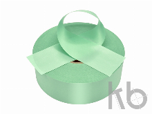 Сатиновая лента мятная