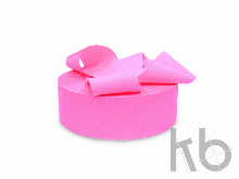 Сатиновая лента матовая розовая