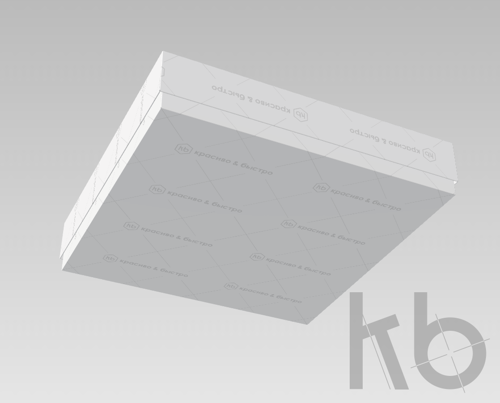 Коробка крышка-дно 25х25х125 мм