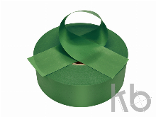 Сатиновая лента темно-зеленая