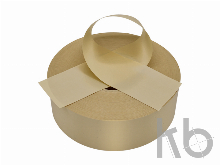 Сатиновая лента темно-бежевая