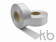 Сатиновая лента серая